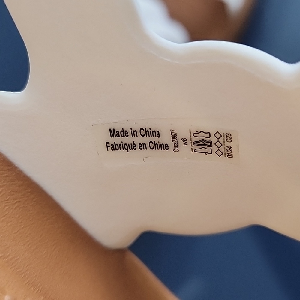 Women's Cream Sandals - Picture 5 of 6